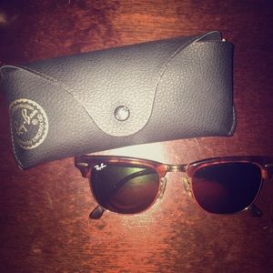 Ray Ban clubmaster style sunglasses